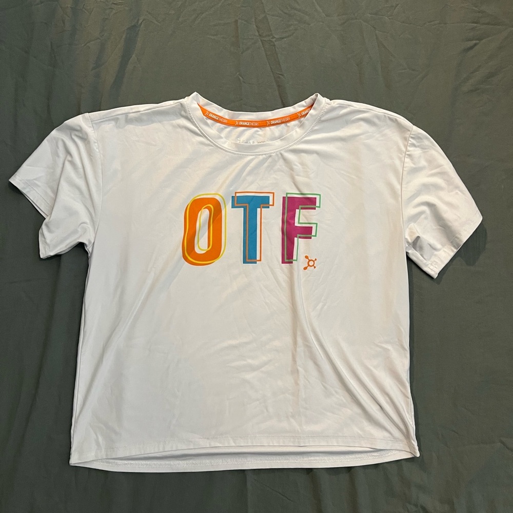 OTF White crop top Small